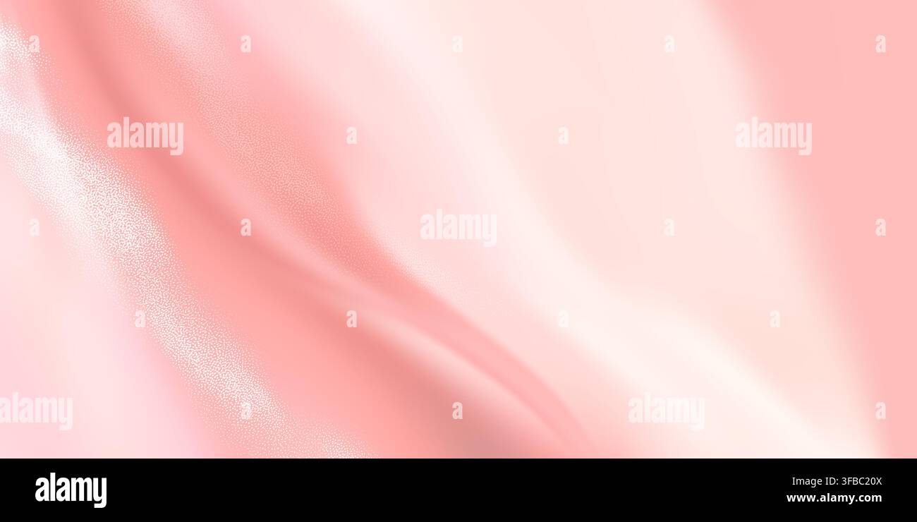 Abstract blurred peach and pink gradient background with soft orange grain texture. Stock Vector