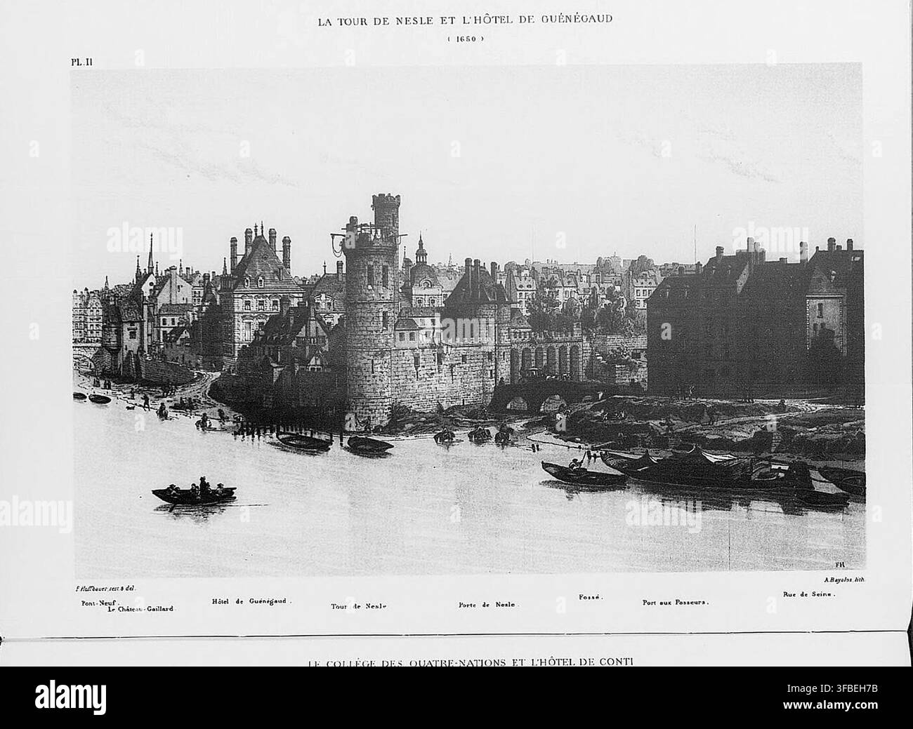 College des quatre nations Black and White Stock Photos & Images