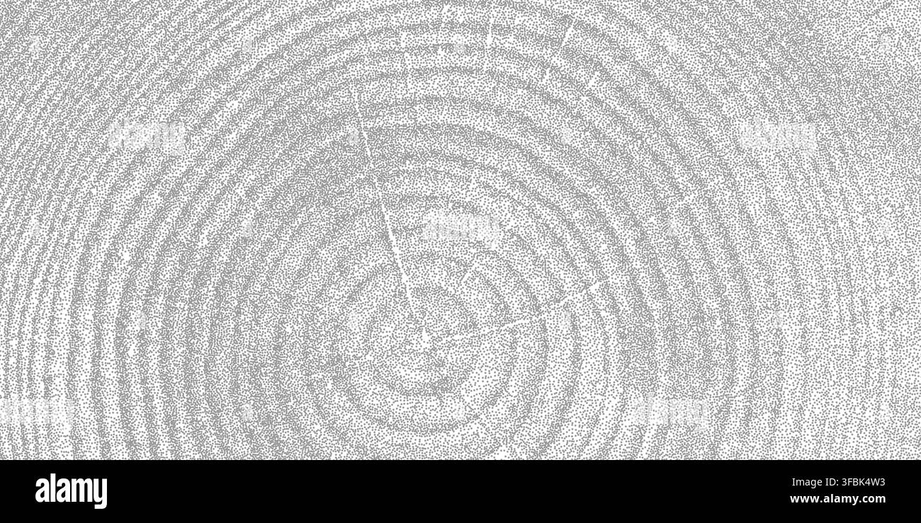 Tree ring pattern showcasing natural wooden texture vector illustration background. Stock Vector