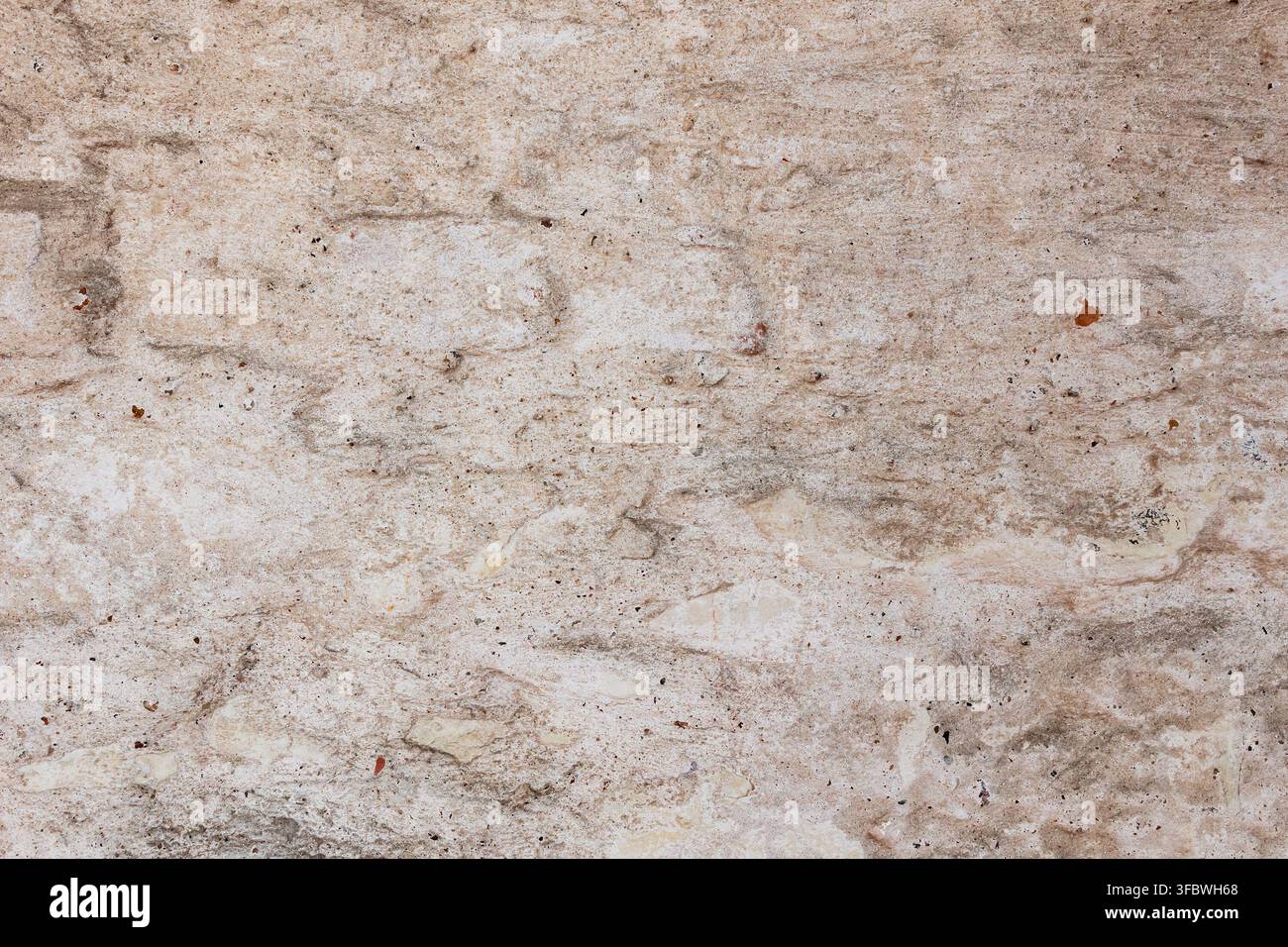 Rough beige plaster wall texture background Stock Photo