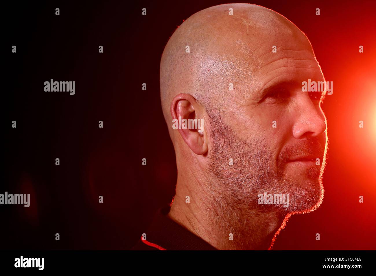 Newly appointed Essendon Bombers Senior Coach Mark McVeigh poses for a ...