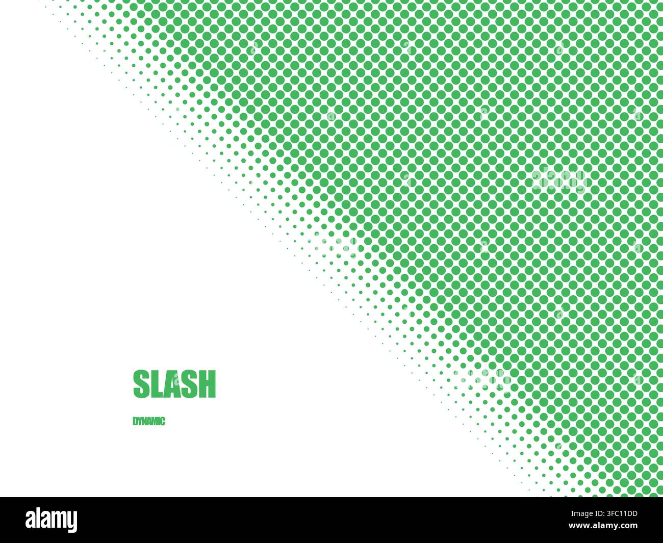 Halftone Dot Gradient Background with Diagonal Fade Pattern for Modern Graphic Design Stock Vector