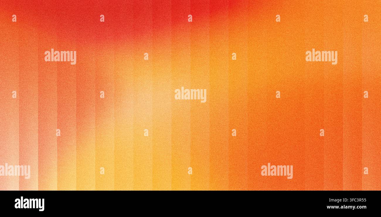 Abstract background showing vibrant red yellow gradient texture with vertical stripes Stock Photo