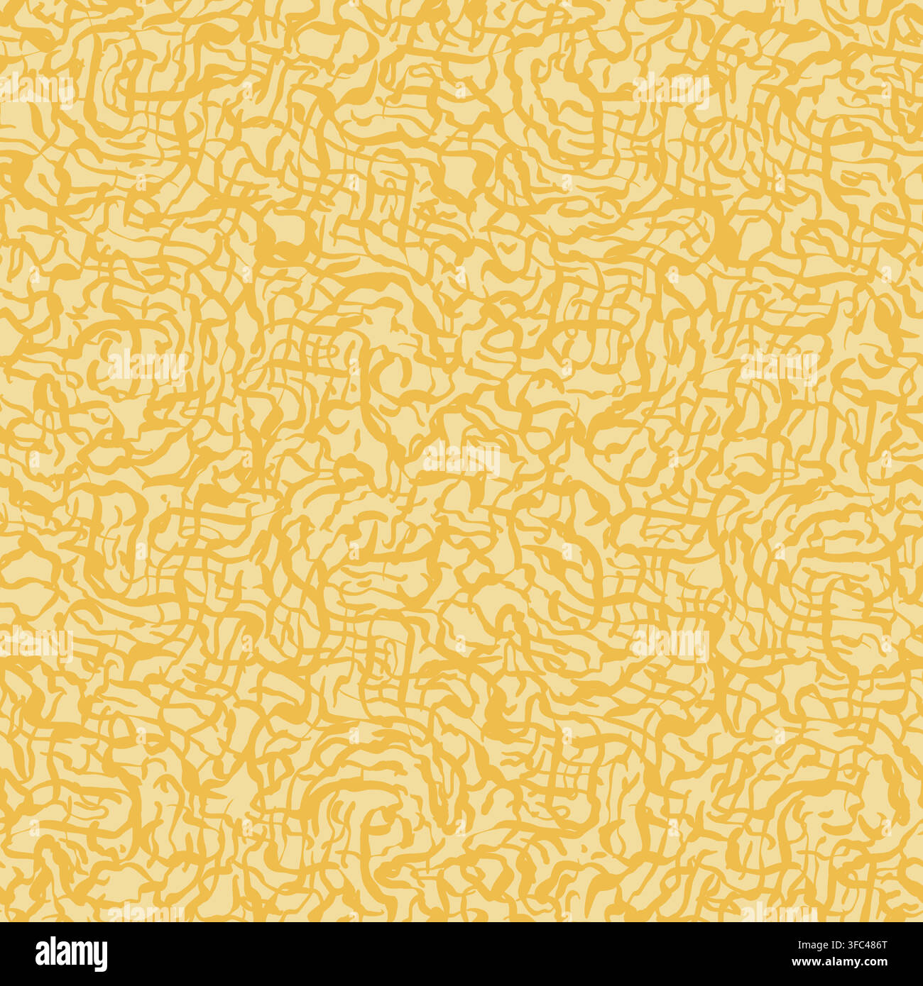 Yellow abstract seamless pattern dense texture Stock Vector