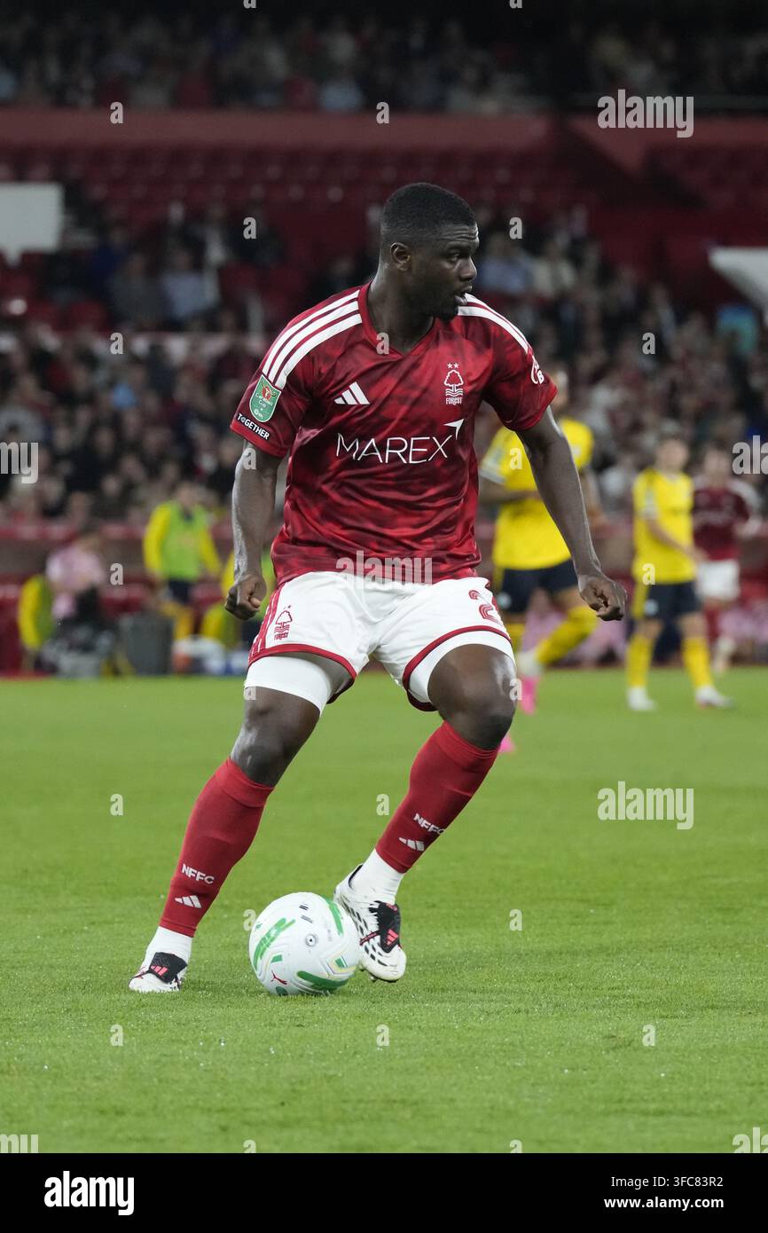 NOTTINGHAM ENGLAND AUGUST 25 Ousmane Diomande Of Nottingham Forest nottingham-england-august-25-ousmane-diomande-of-nottingham-forest