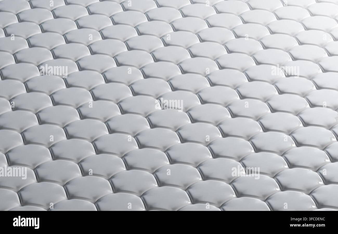 Gradient-colored hexagonal texture background, 3d rendering. 3d illustration. Stock Photo