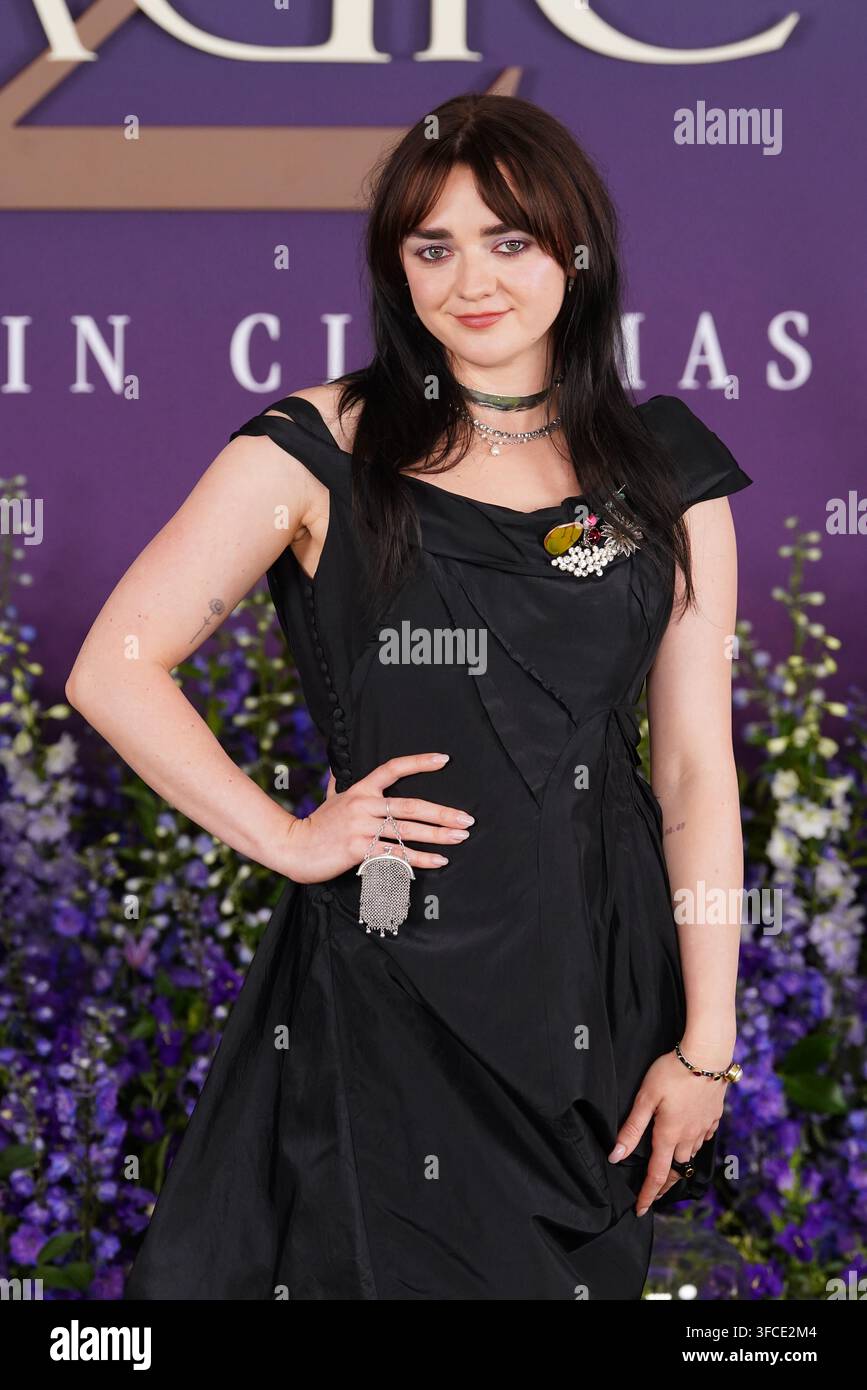 Maisie Williams during a photocall for Practical Magic 2 at Claridge's ...