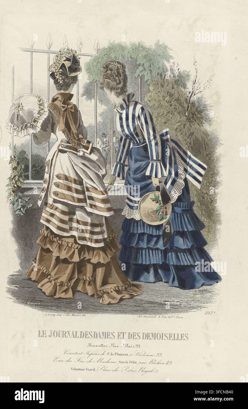 Le Journal des Dames et des Demoiselles, 1873, No 1129b A woman