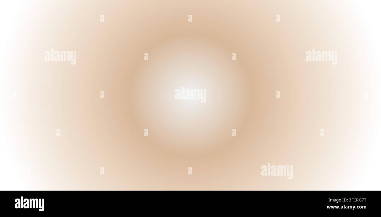 Abstract beige gradient background with soft lighting effect Stock Vector
