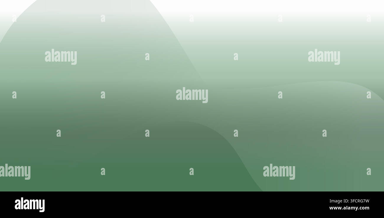 Abstract soft green and white gradient background Stock Vector
