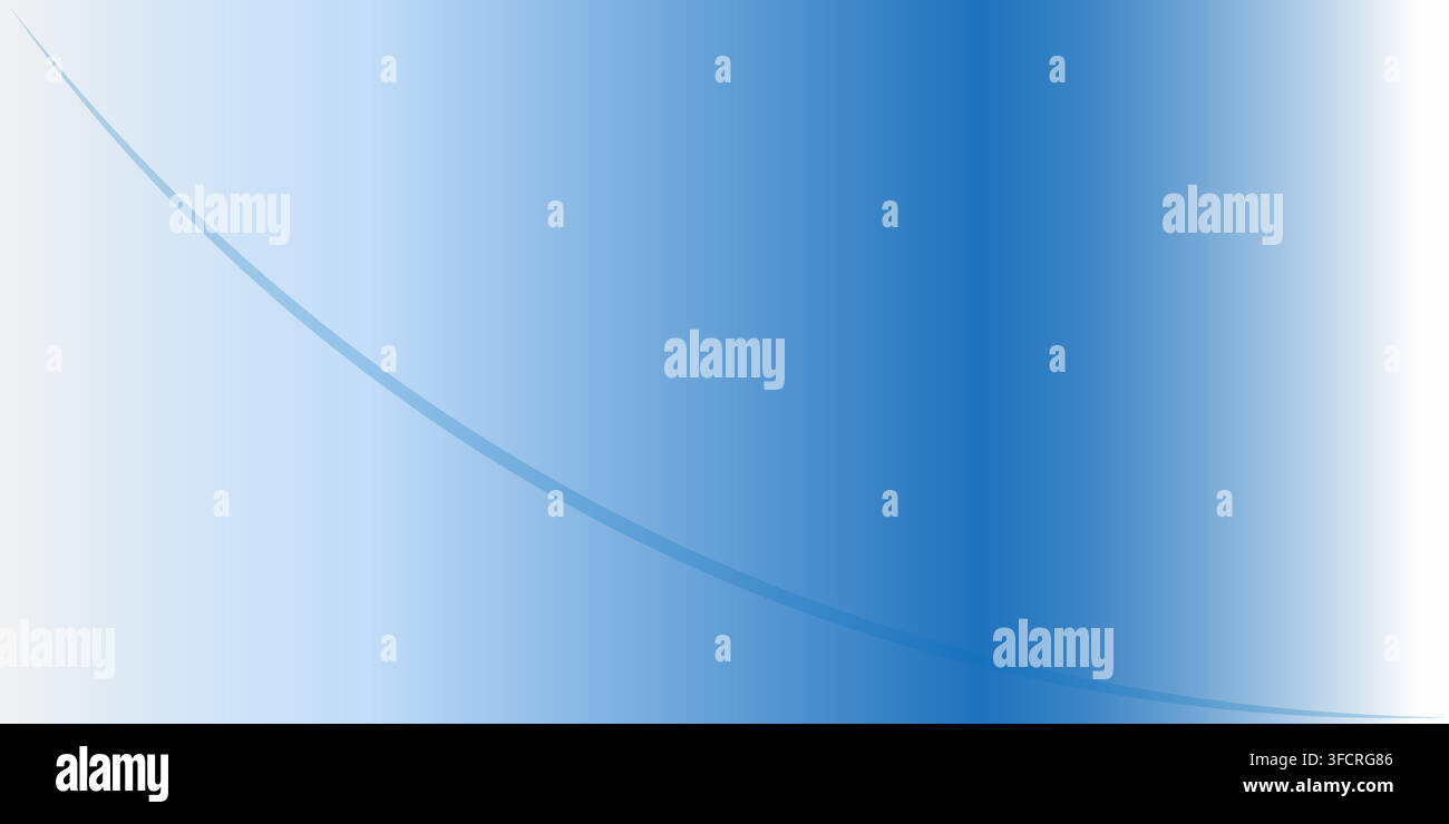 Abstract soft blue and white gradient background Stock Vector