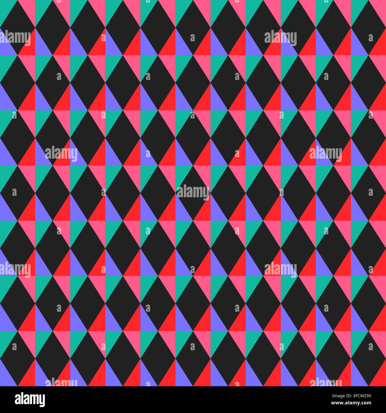 Vintage diamond pattern with festive circus flair vector illustration background. Stock Vector