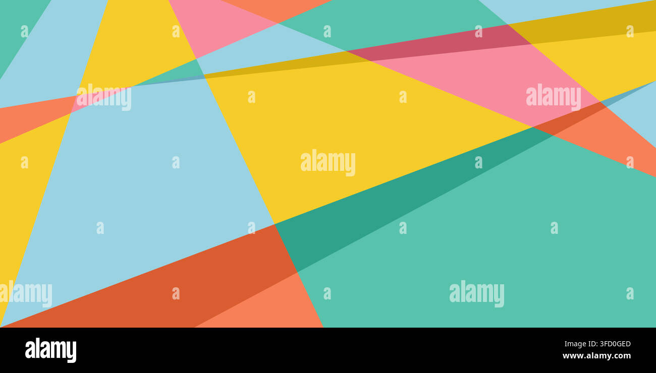 Geometric Colorful Abstract Background Vector Stock Vector