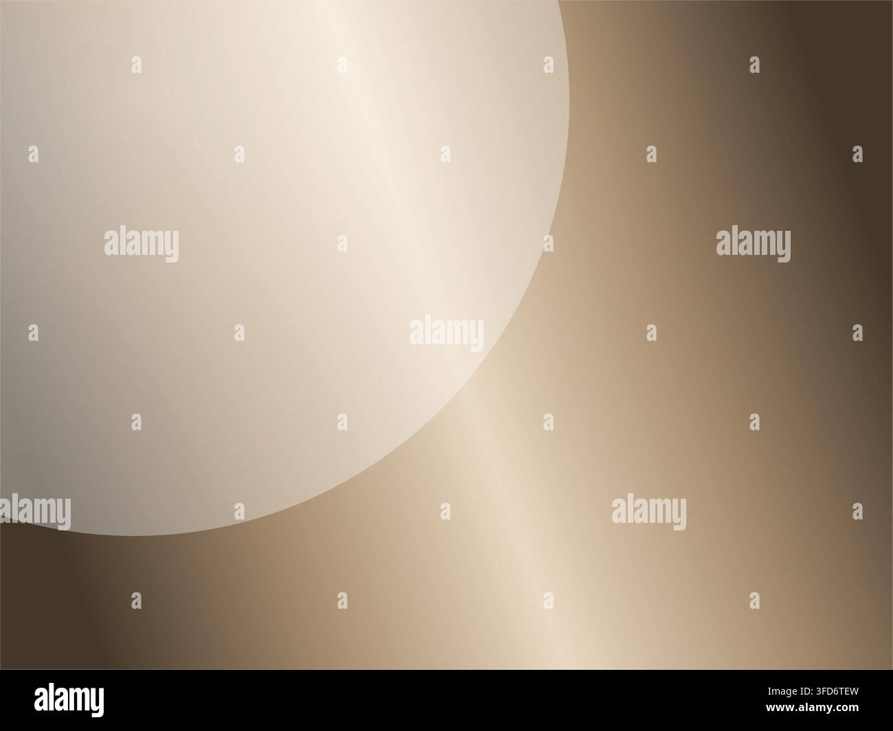 Warm Brown Abstract Gradient Background with Soft Golden Glow and Large Curved Light Shape Stock Vector