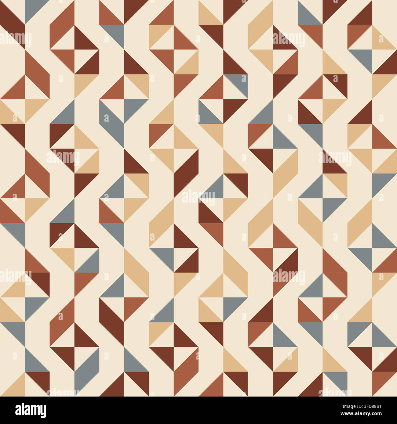 Bright bold vibrant abstract geometric quilt seamless vector pattern, color block technology, geometric colorful patchwork background. Stock Vector