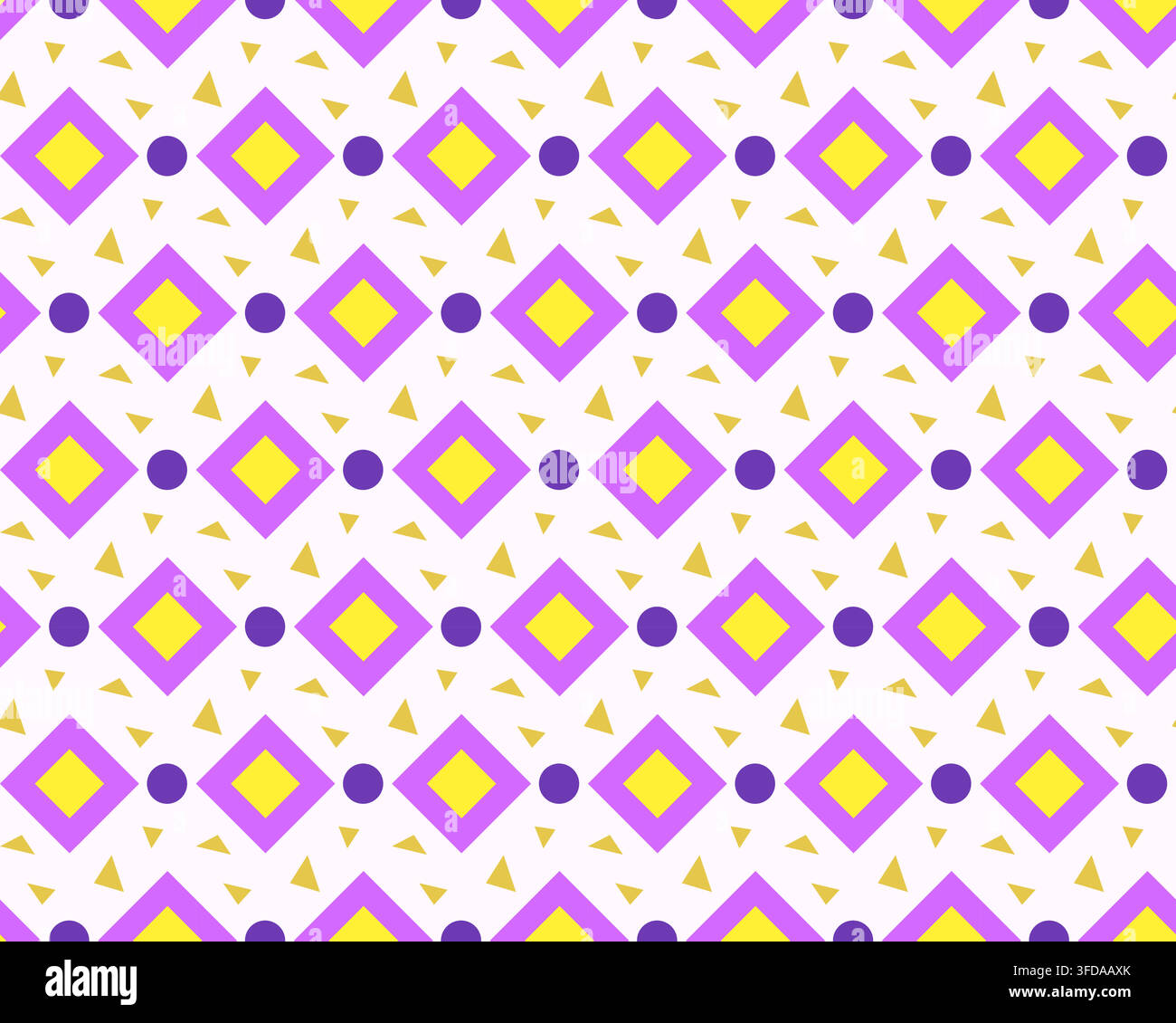 Ditsy diamonds, abstract geometric background with small shapes, seamless vector pattern, perfect background design Stock Vector