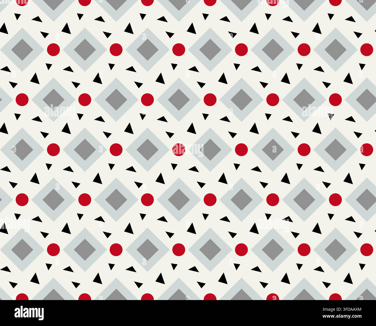 Ditsy diamonds, abstract geometric background with small shapes, seamless vector pattern, perfect background design Stock Vector