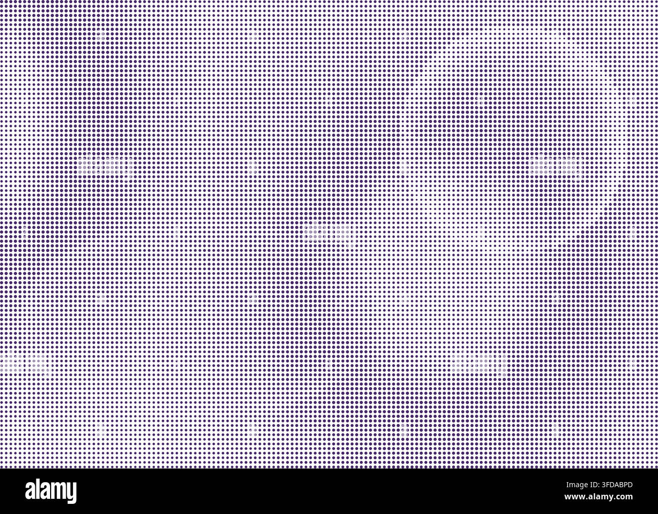 Abstract purple and white dotted grid pattern with halftone optical illusion effect Stock Vector