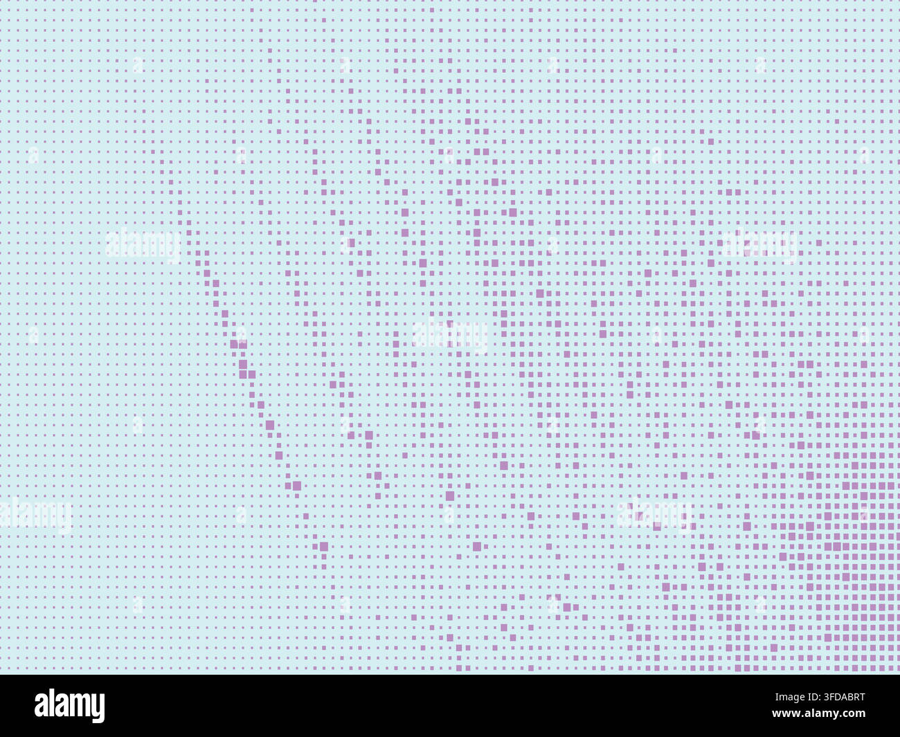 Abstract digital background featuring soft blue gradients and light pink glowing particle data points Stock Vector