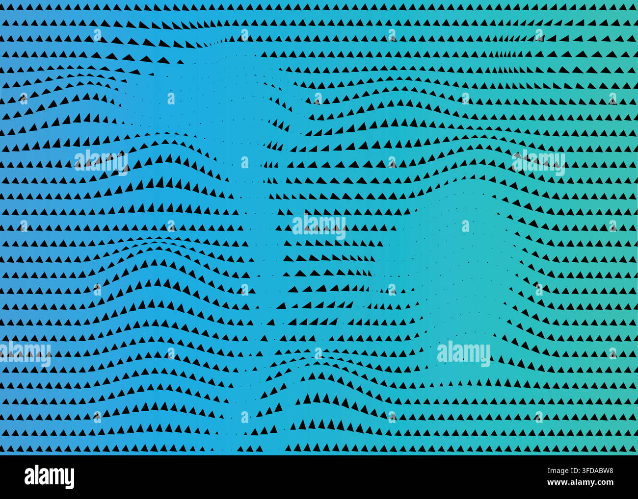 Abstract digital background featuring flowing blue and green gradient lines with a dotted pattern Stock Vector