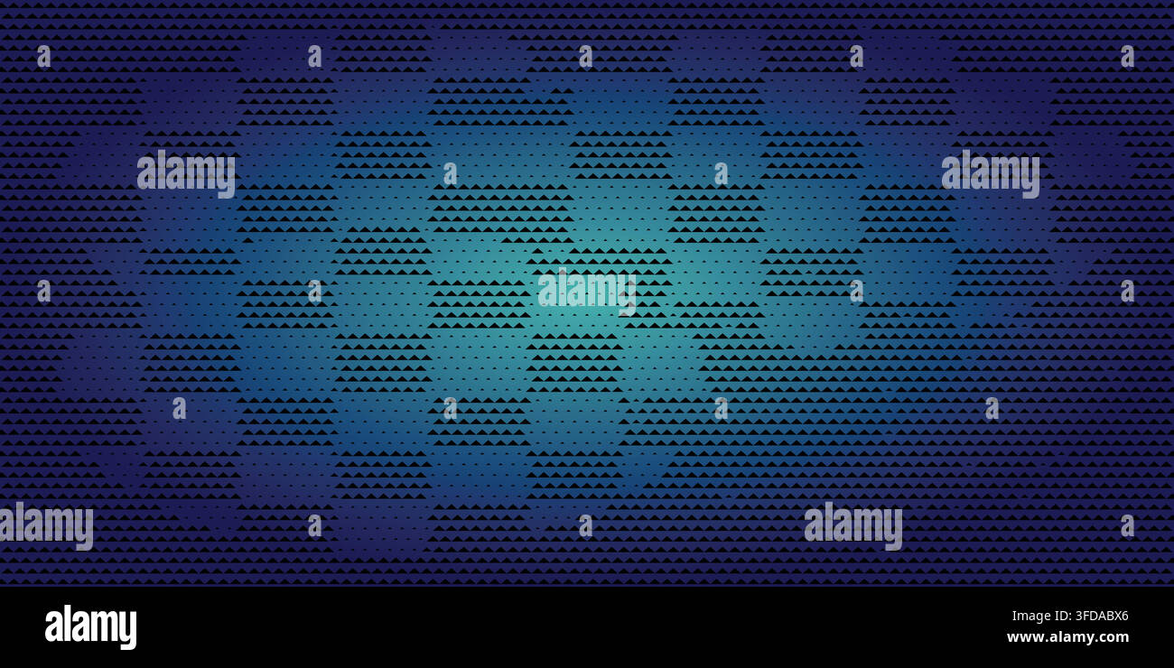 Abstract digital background featuring glowing blue binary code patterns with a dark circular vignette Stock Vector