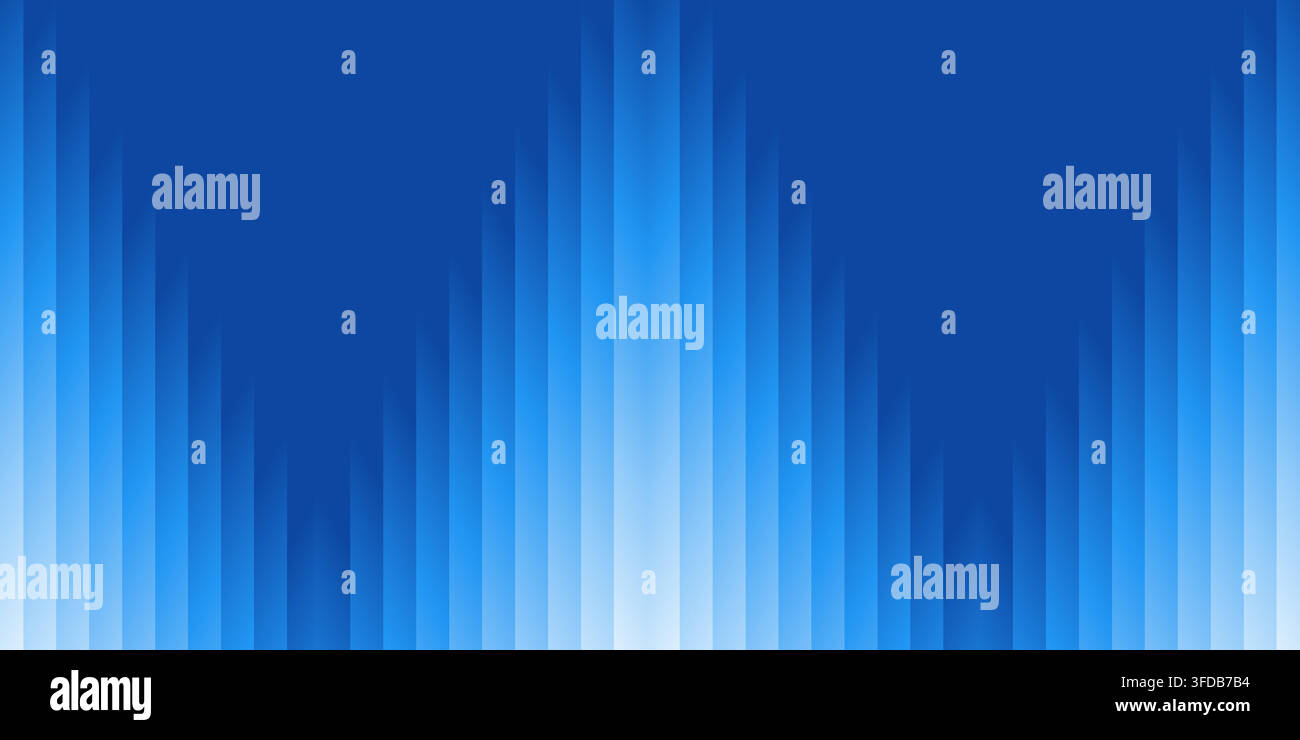 A modern abstract background featuring vertical stripes with a smooth blue gradient, creating a dynamic and professional visual pattern. Stock Vector