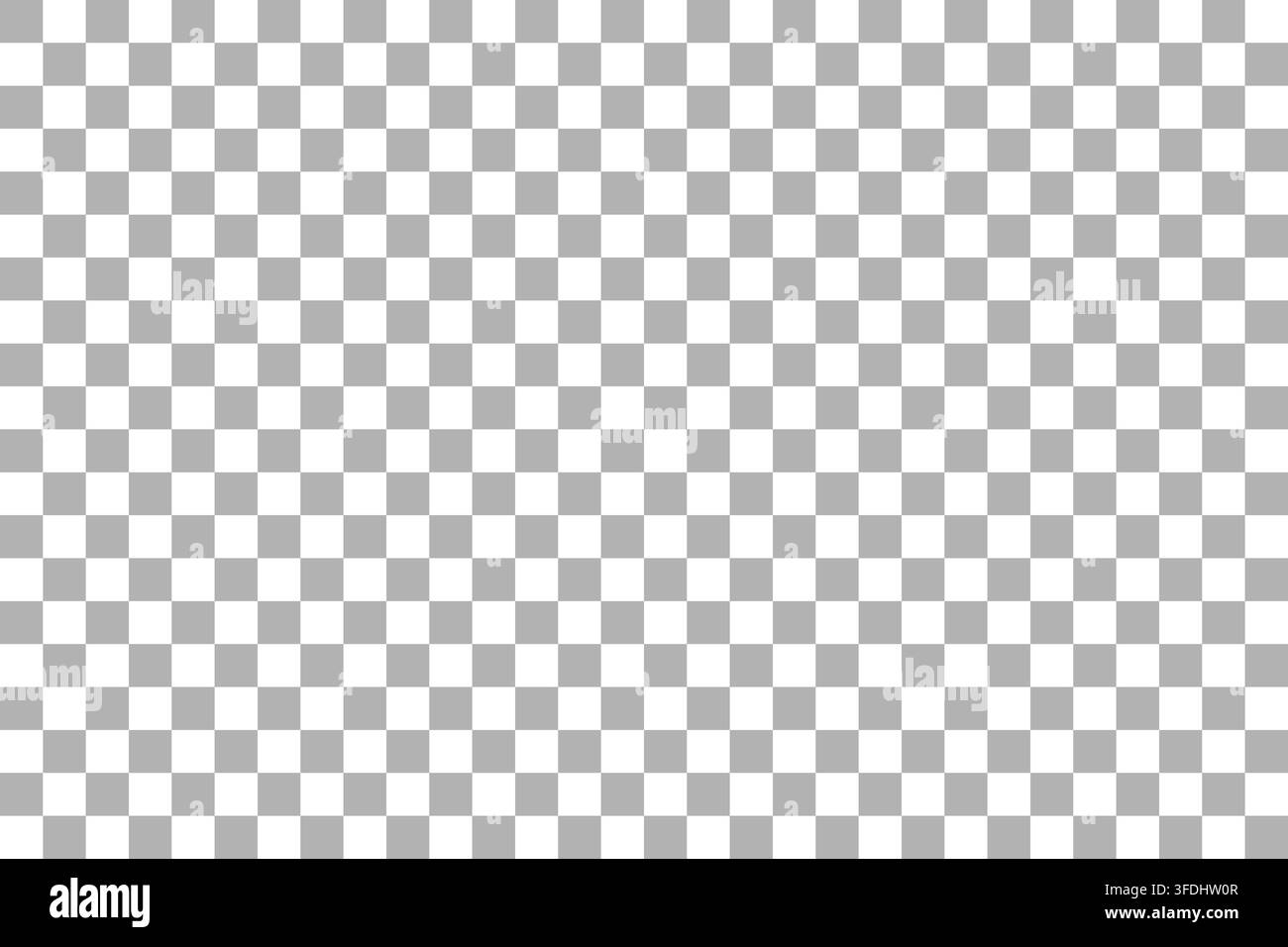 Checkered grid background - transparent pattern with white and gray squares. Stock Vector