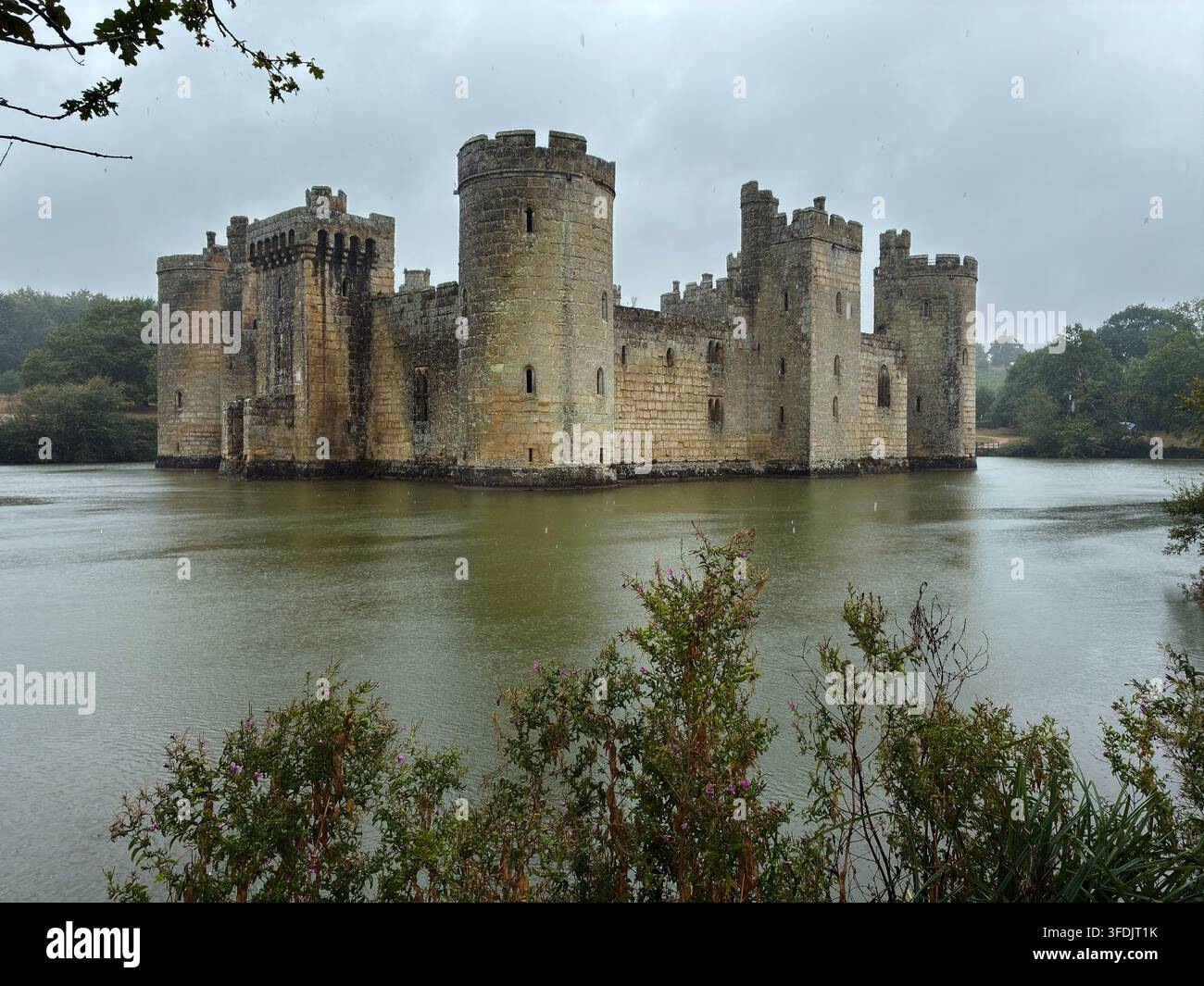 English castle ruin 600 years old - Smartphone Captured Stock Image
