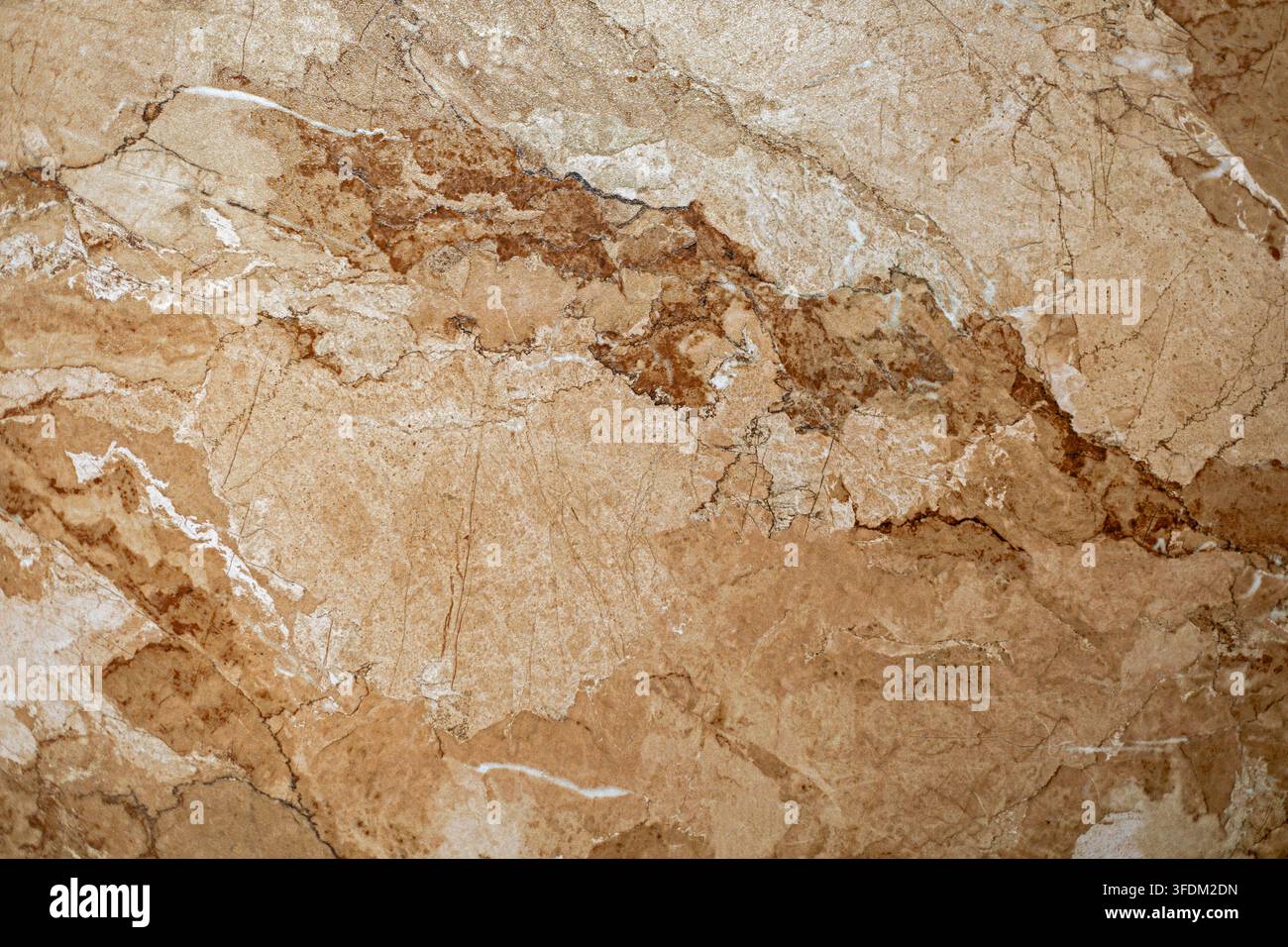 Brown and Beige Marble Stone Texture. Close-up of brown and beige ...
