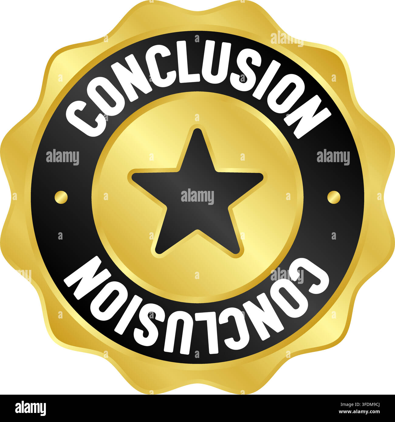 Conclusion Gold Seal Or Medal Conclusion Golden Badge Stock Vector conclusion-gold-seal-or-medal-conclusion-golden-badge-stock-vector
