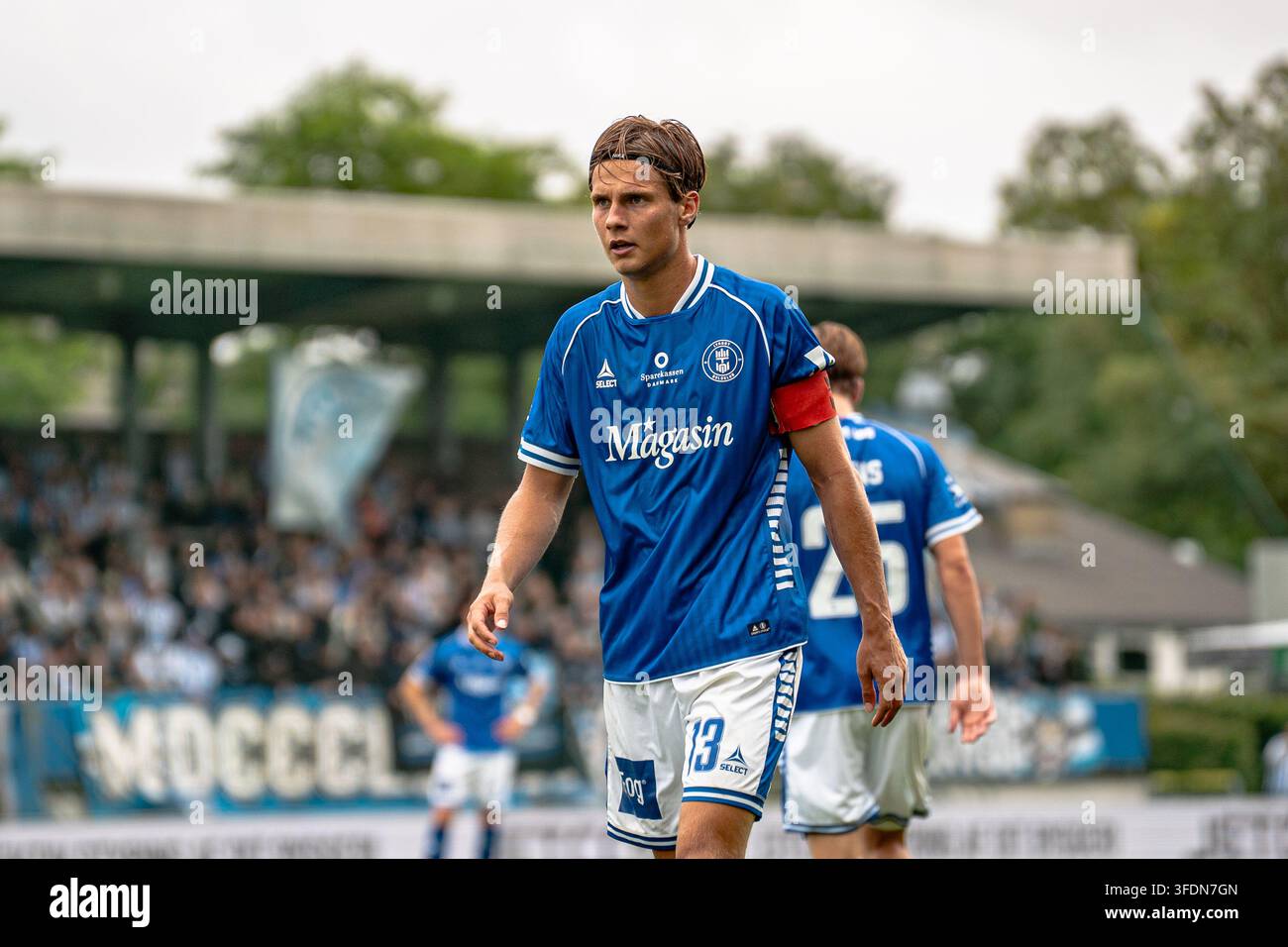 Li Winther Lyngby, Denmark. 30th, August 2026. Casper Winther (13) of Lyngby BK ...