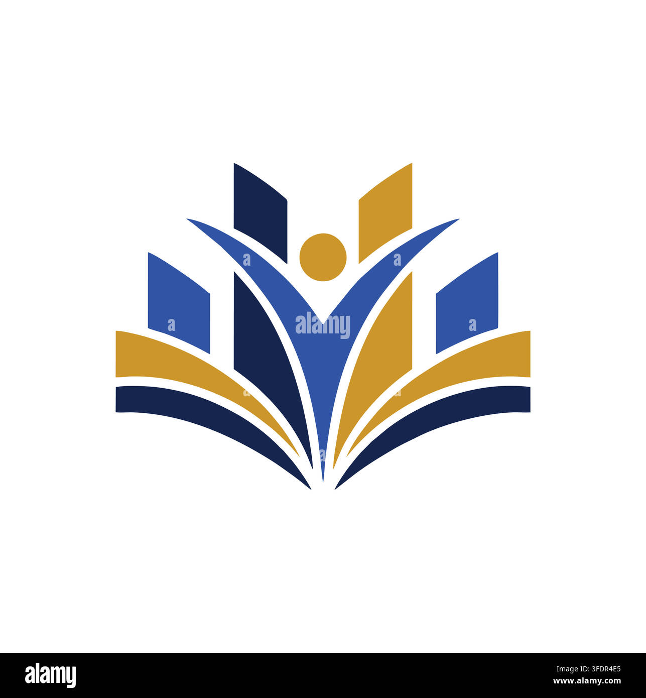 Modern Professional Student Knowledge Education Logo Vector Design Template Stock Vector