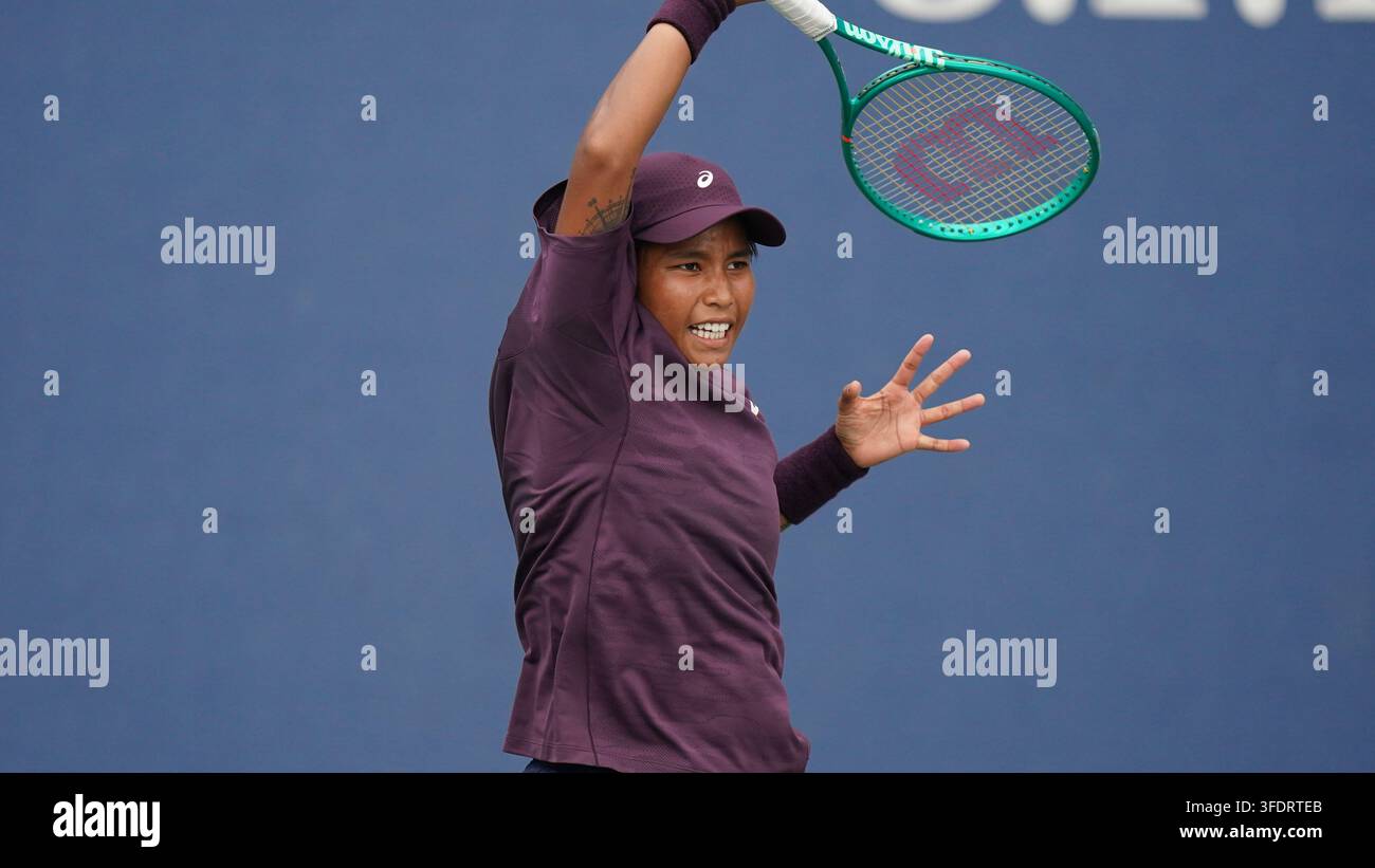Manachaya Sawangkaew, of Thailand, during the first round of the U.S ...