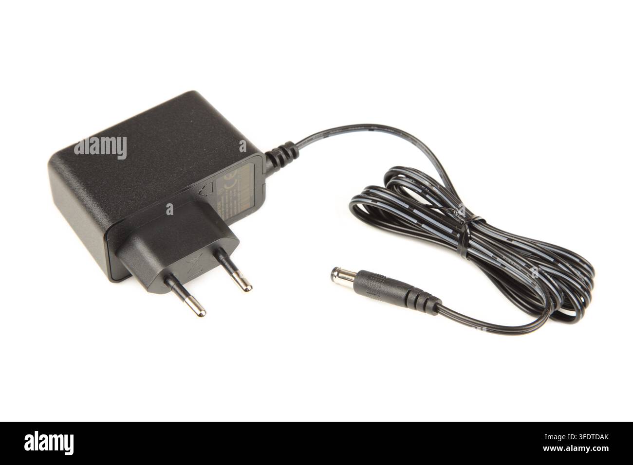 Power adapter for charging gadgets Stock Photo