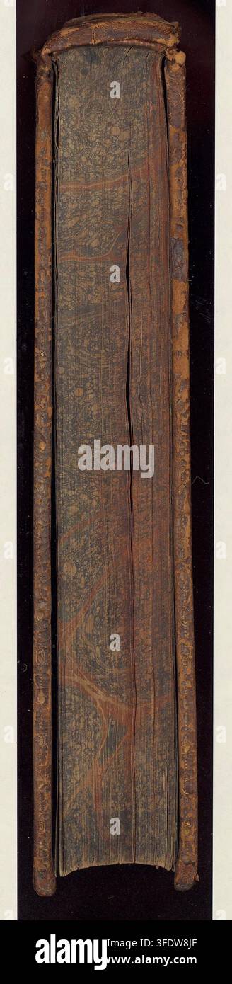 A 1542 geographical object, possibly a wooden or stone carving, with a ...