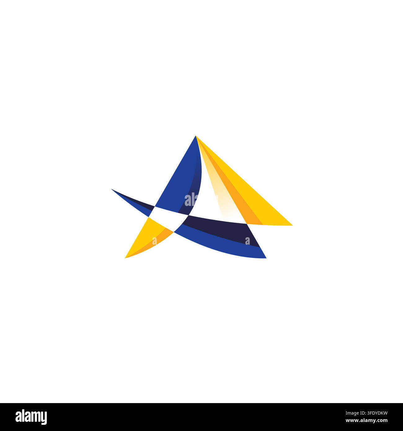 Letter A Initial Logo Design. Simple Letter A Icon Vector Stock Vector