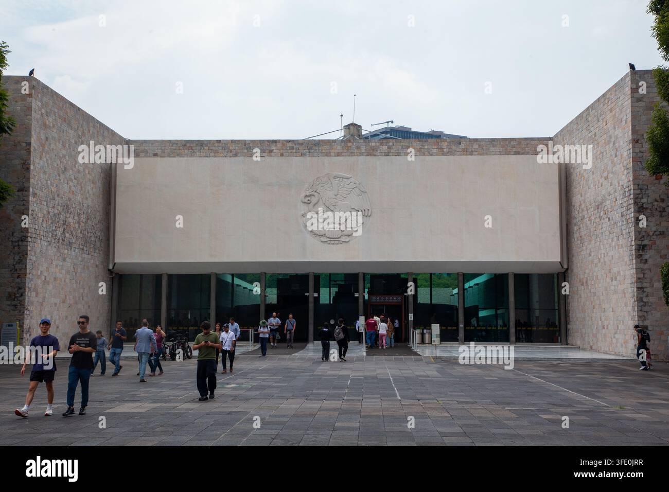 Museo Nacional de Antropología Anthropology Museum in Mexico City Stock Photo