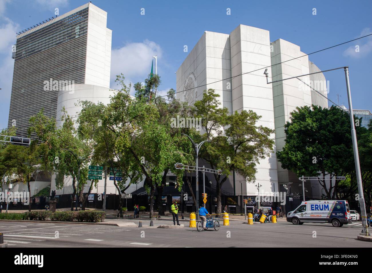 Senate of the Republic building located in Mexico City, Mexico Stock Photo