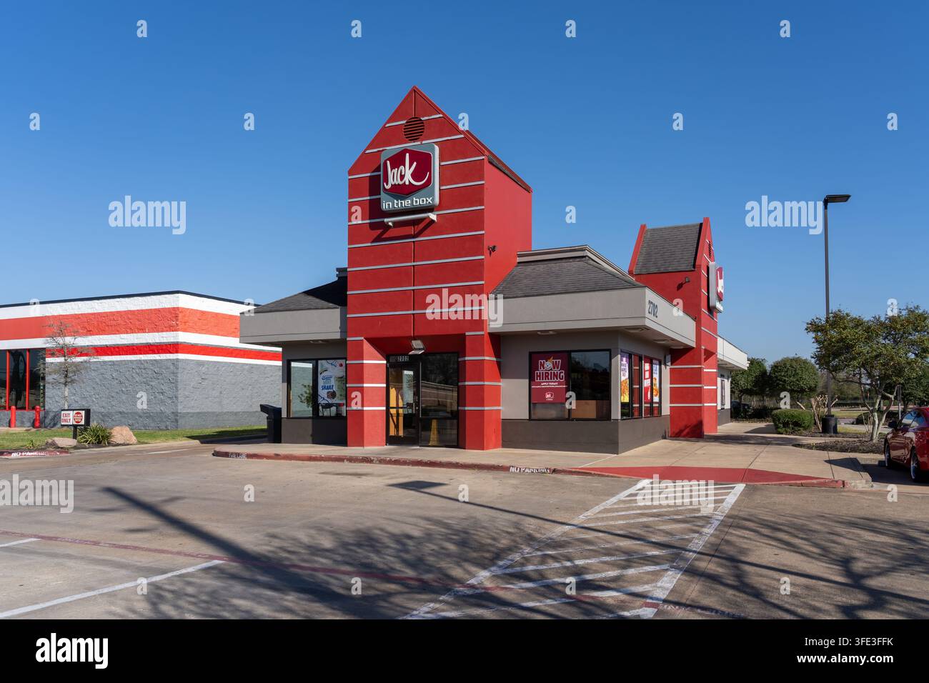 Sign jack in box fast hi-res stock photography and images - Alamy