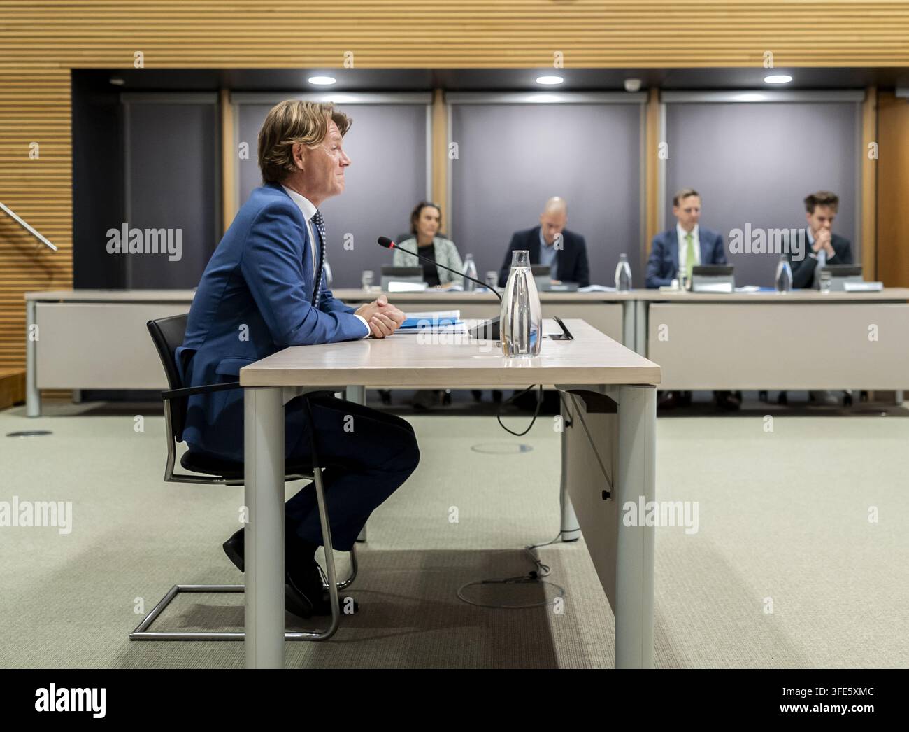 THE HAGUE - Kim Putters during the public hearings of the parliamentary ...