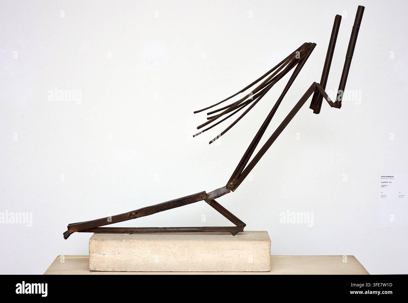 Prayer, 1932, iron, Julio González (Barcelona 1876 - Arcueil 1942), Kröller-Müller museum, De Hoge Veluwe National Park, Otterlo, The Netherlands Stock Photo
