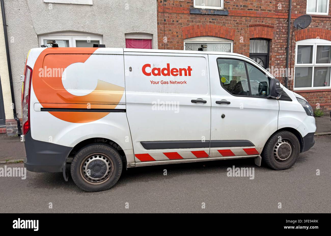 Cadent gas-network maintenance van in Warrington, Cheshire, England, UK. Stock Photo