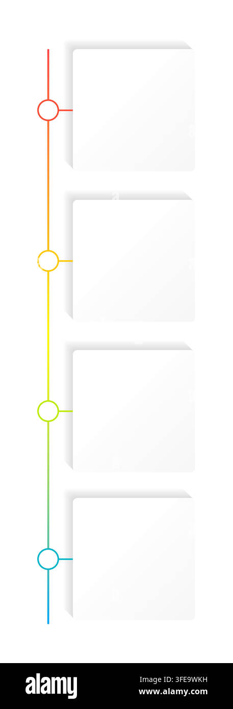 Clean corporate empty infographic template Stock Vector