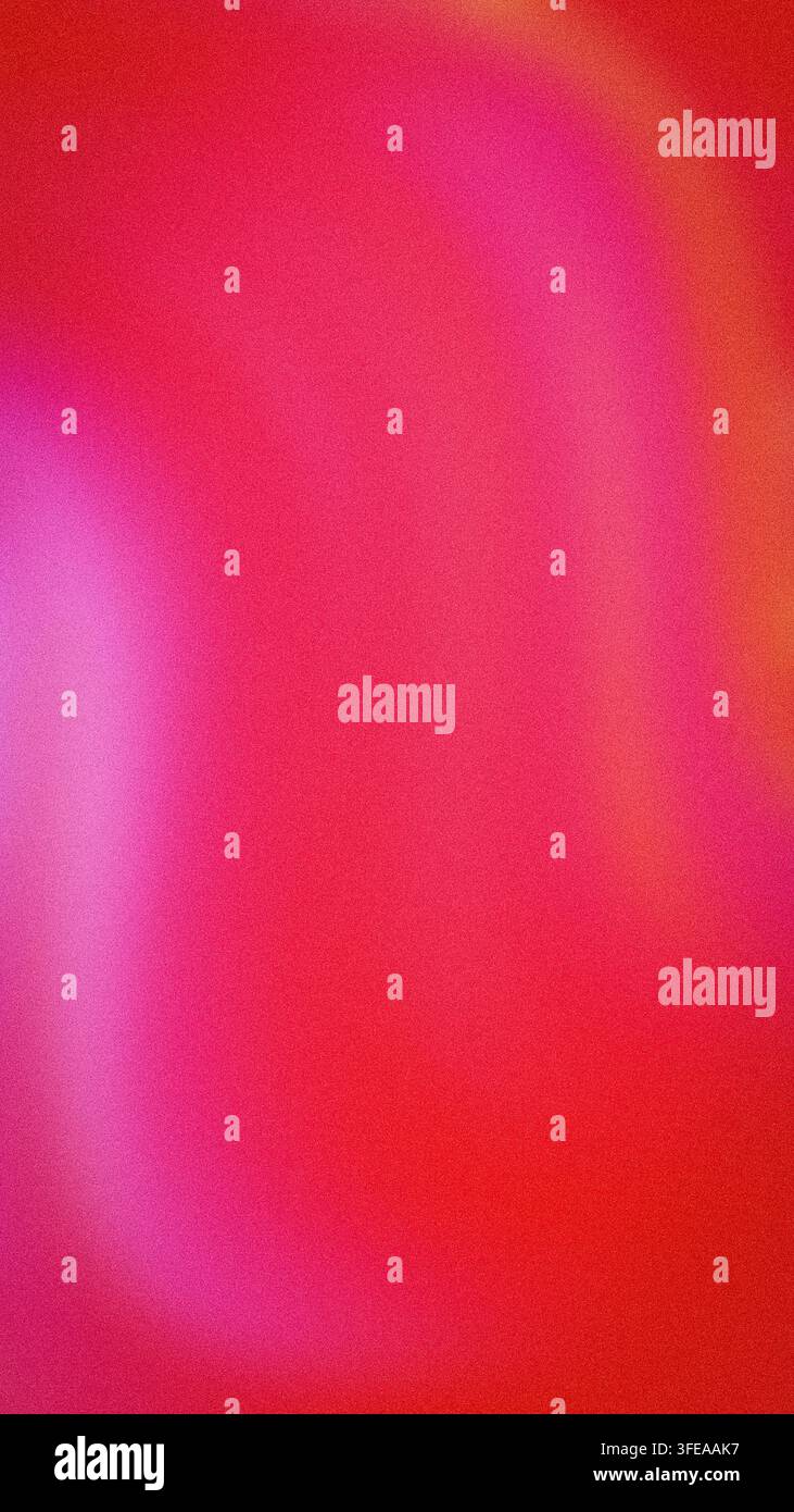 Modern vertical background with vibrant red pink and orange grainy aesthetic texture Stock Photo