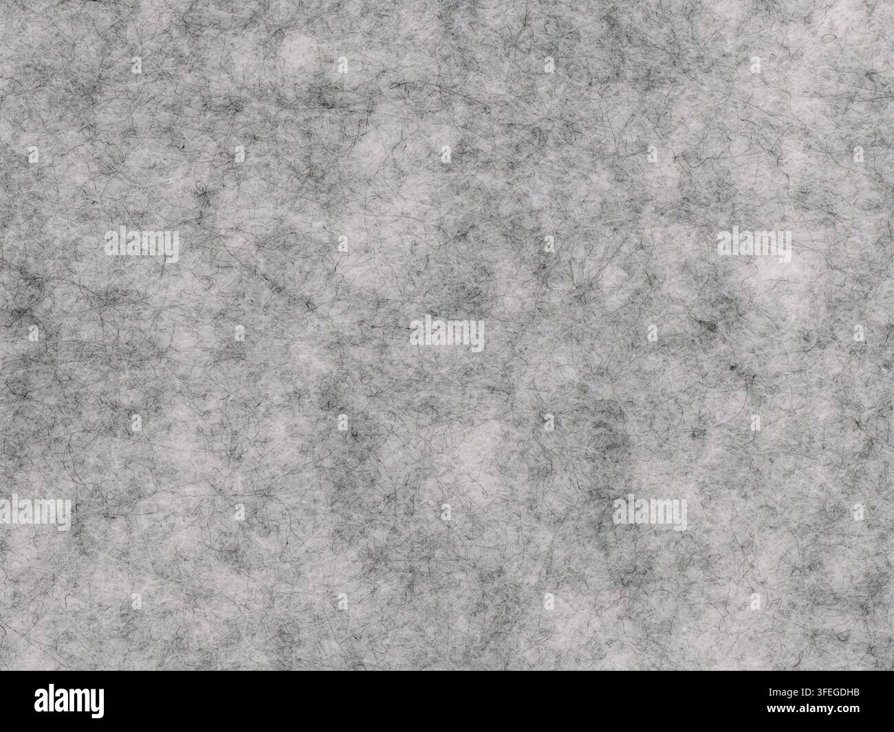 light grey felt non woven fabric texture useful as a background Stock Photo
