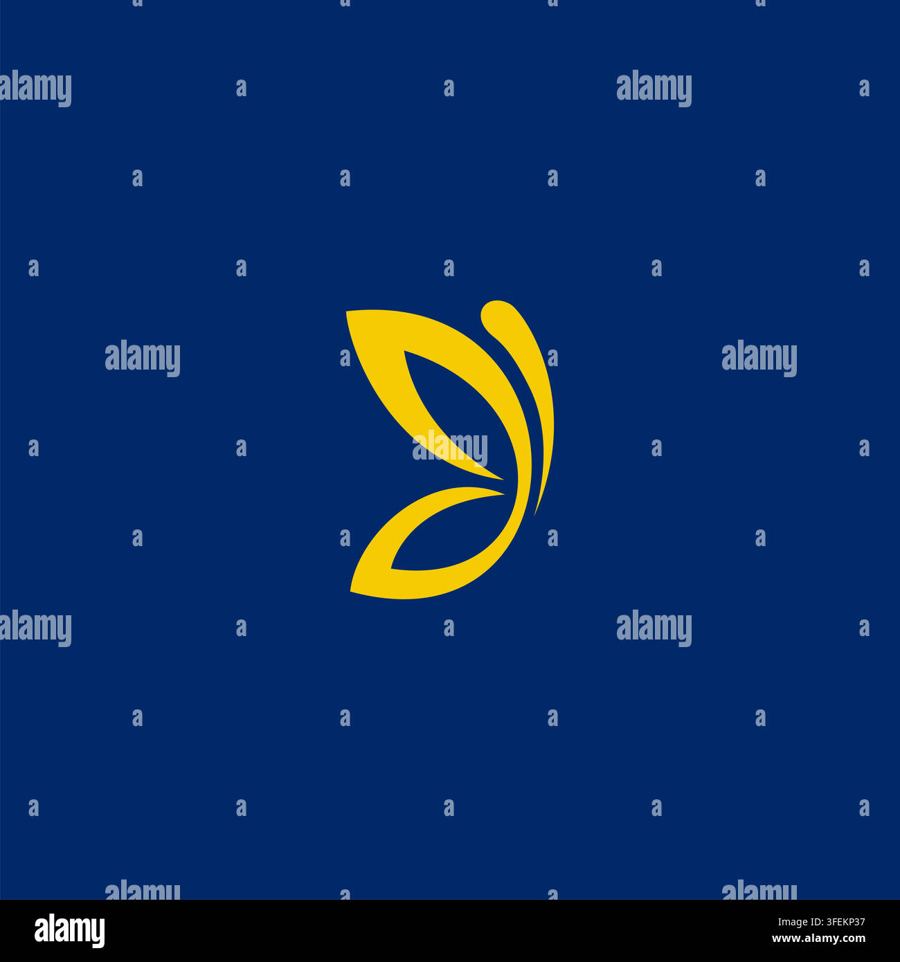 Butterfly Logo Design. Minimalistic butterfly logo modern style Vector illustration Stock Vector