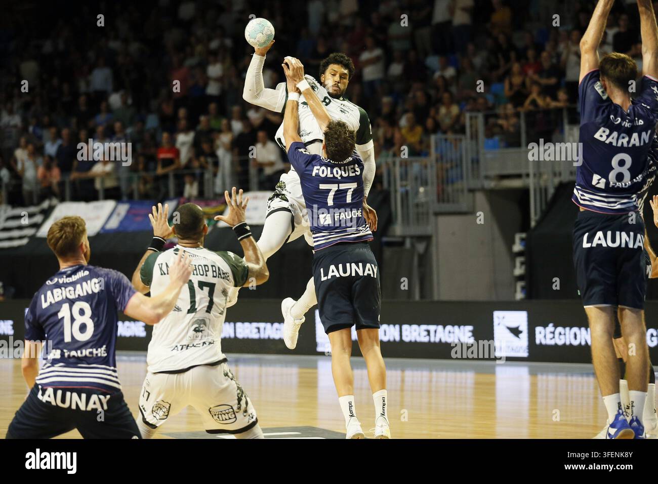 - frontend development important topics 📲 @ ... Yann GIBELIN of Nimes during the French championship, Daikin Starligue ...