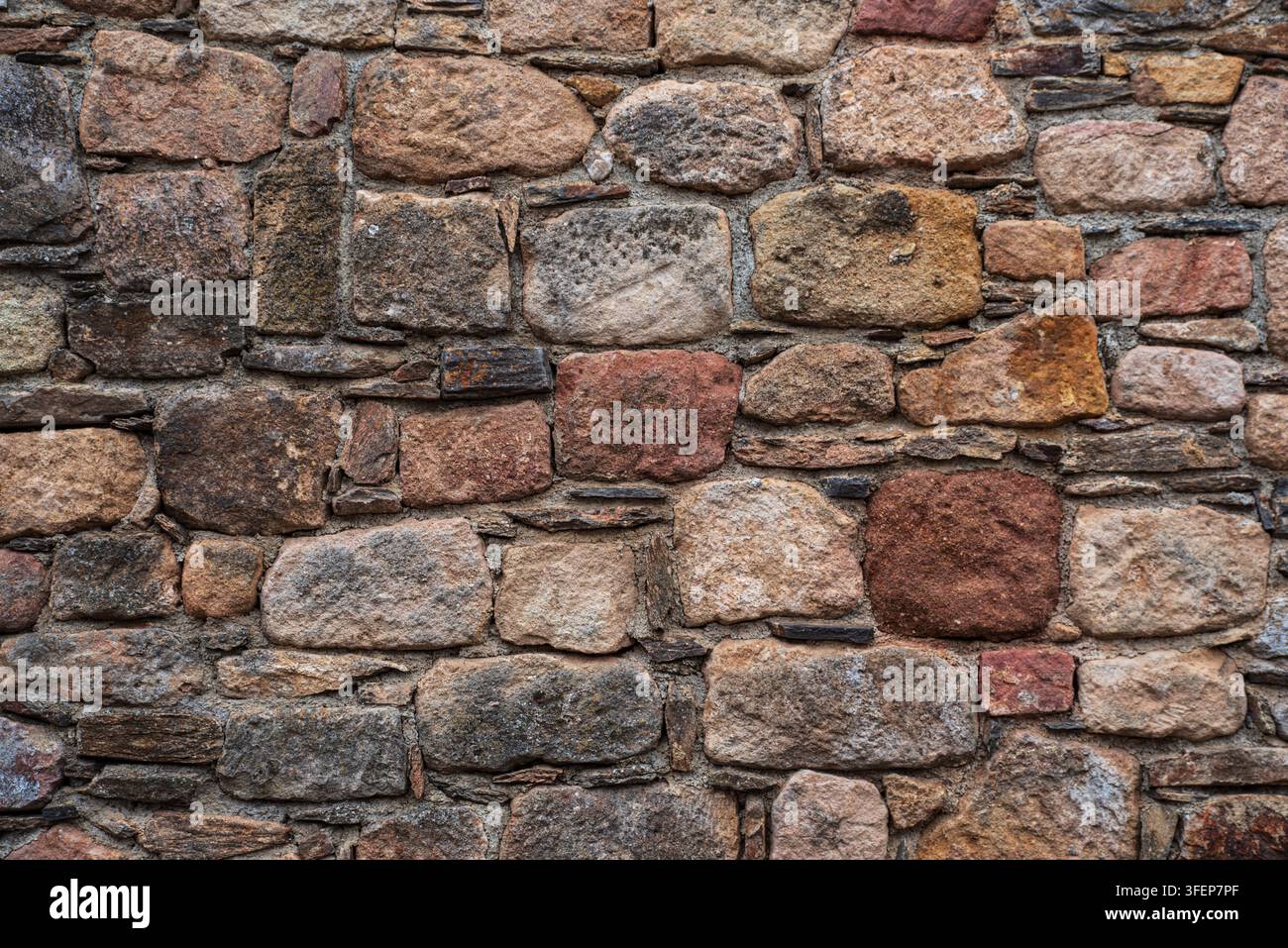 Texture of an old stone wall Stock Photo