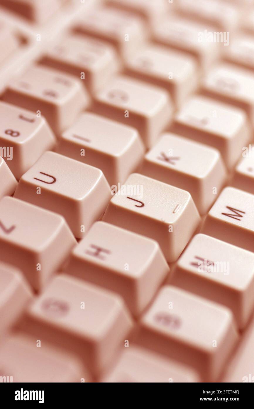 Computer keyboard, PC, computer, laptop, Vienna, Austria Stock Photo