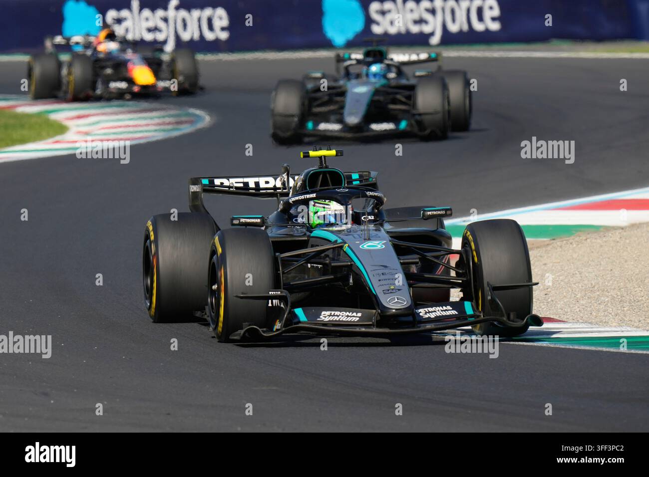 Mercedes Driver Andrea Kimi Antonelli Of Italy Steers His Car During mercedes-driver-andrea-kimi-antonelli-of-italy-steers-his-car-during